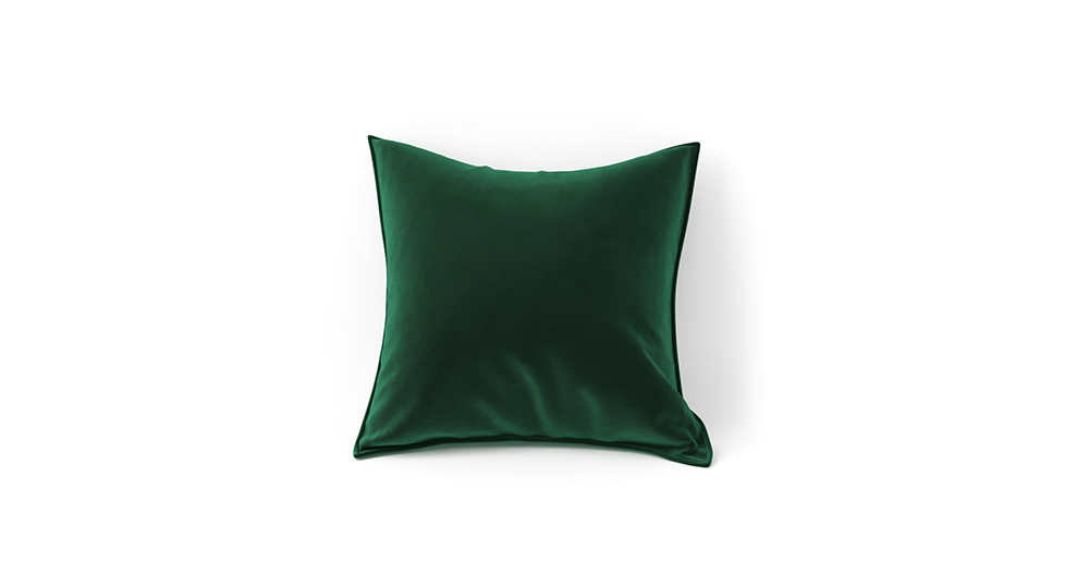 Декоративная подушка (42х42) зеленая
