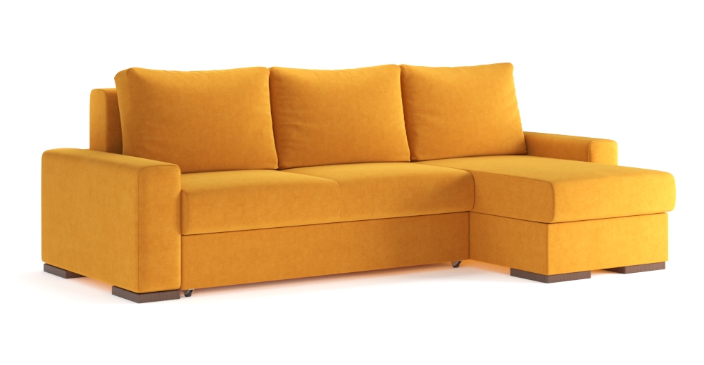 Диван-кровать Матиас 288 см желтый