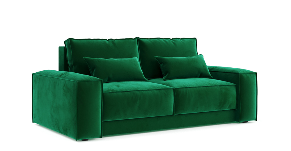 Диван-кровать Модесто 228 выкатной зеленый