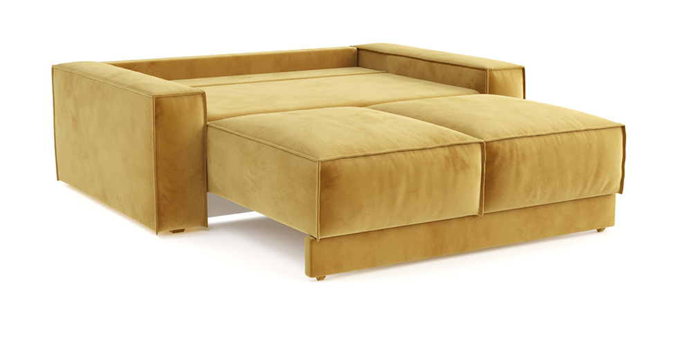Диван-кровать Модесто 188 см выкатной желтый