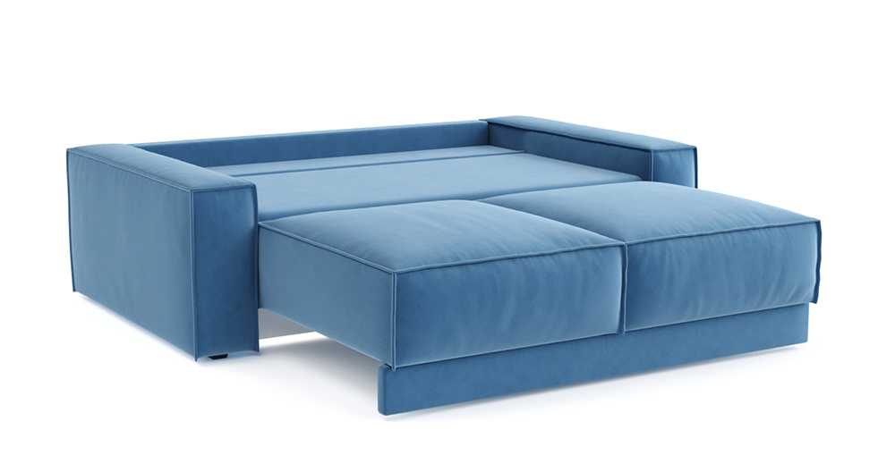 Диван-кровать Модесто 208 выкатной синий