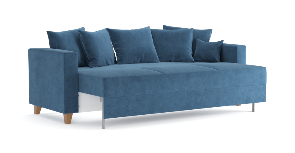 Диван-кровать Эмилио 935а (еврокнижка) синий