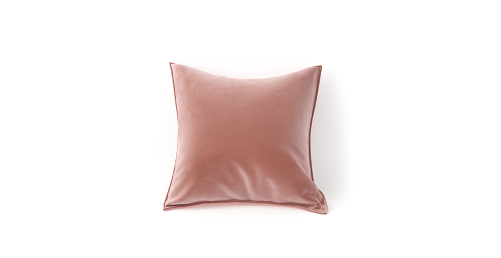 Декоративная подушка (42х42) розовая