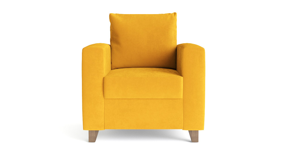 Кресло Эмилио 903с желтое