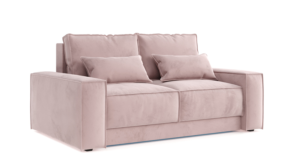 Диван-кровать Модесто 198 см выкатной розовый