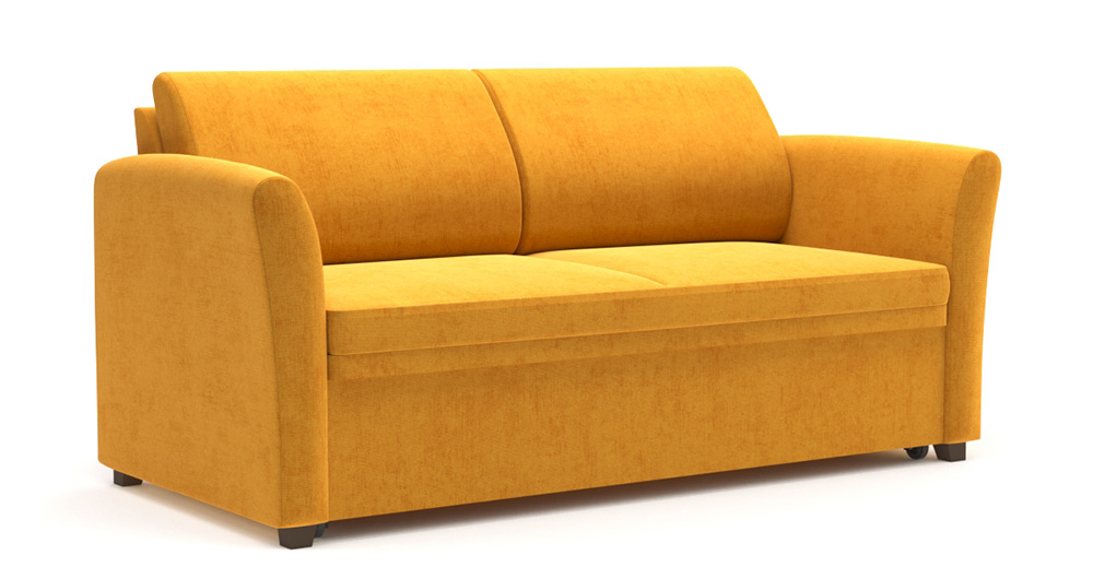 Диван-кровать Катарина 926п (Версаль 184 см) желтый